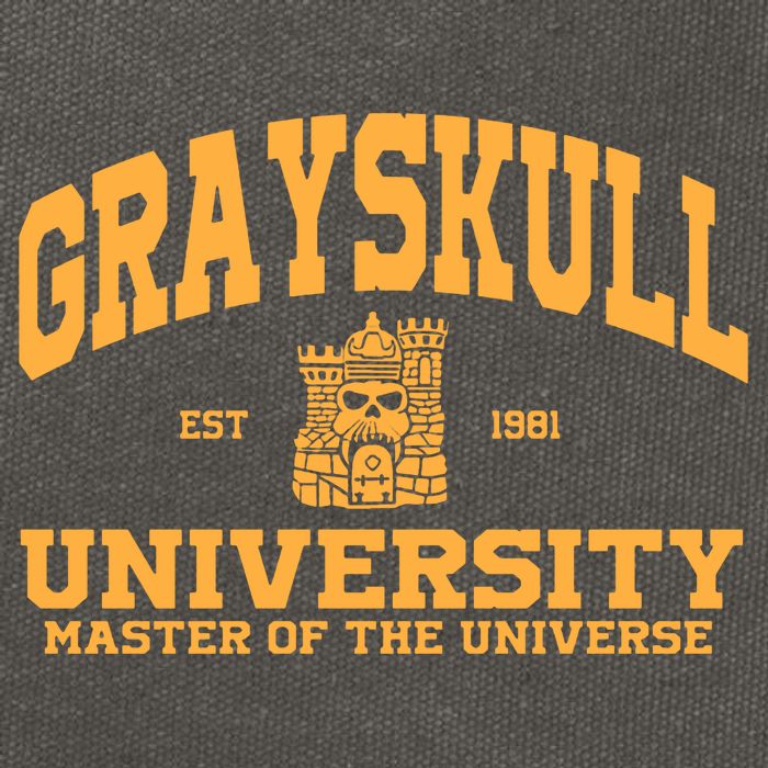Grayskull University Master Of The Universe Cotton Canvas Backpack