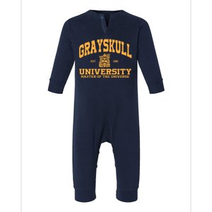 Grayskull University Master Of The Universe Infant Fleece One Piece