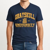 Grayskull University Master Of The Universe V-Neck T-Shirt