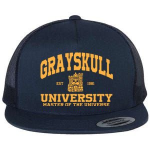 Grayskull University Master Of The Universe Flat Bill Trucker Hat