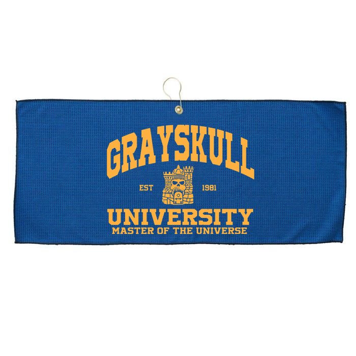 Grayskull University Master Of The Universe Large Microfiber Waffle Golf Towel