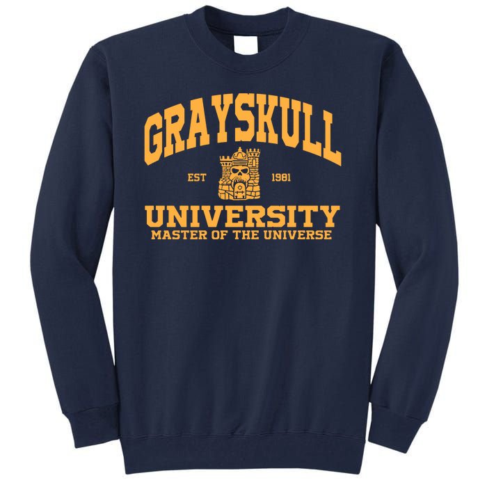 Grayskull University Master Of The Universe Tall Sweatshirt