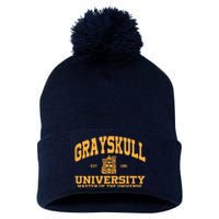 Grayskull University Master Of The Universe Pom Pom 12in Knit Beanie