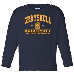 Grayskull University Master Of The Universe Toddler Long Sleeve Shirt