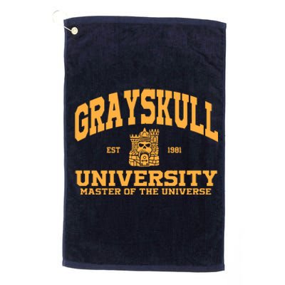 Grayskull University Master Of The Universe Platinum Collection Golf Towel