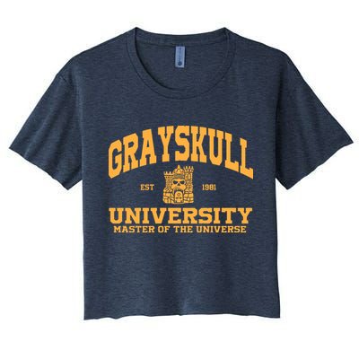 Grayskull University Master Of The Universe Crop Top