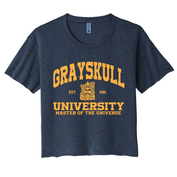 Grayskull University Master Of The Universe Crop Top