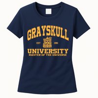 Grayskull University Master Of The Universe Womens T-Shirt