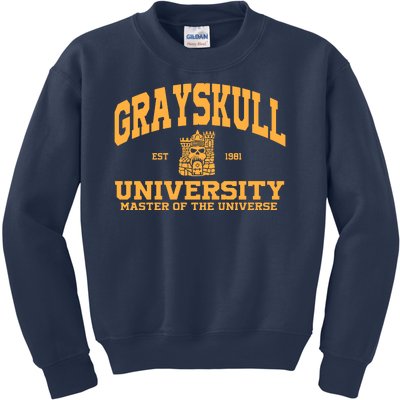 Grayskull University Master Of The Universe Kids Sweatshirt