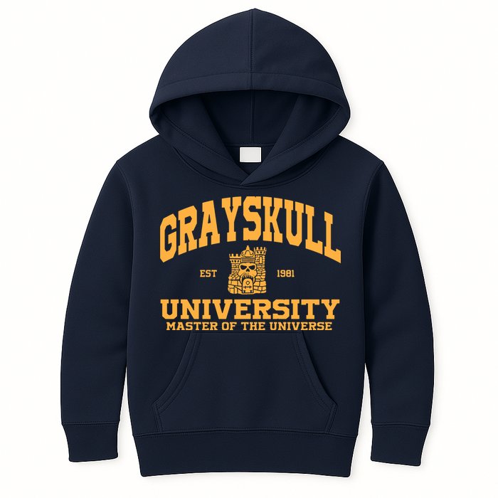 Grayskull University Master Of The Universe Kids Hoodie