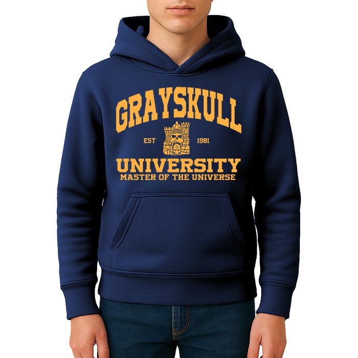 Grayskull University Master Of The Universe Kids Hoodie