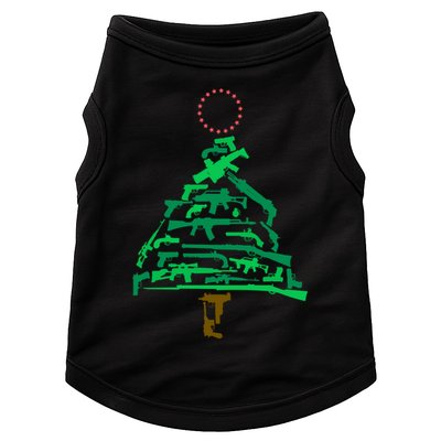 Gun Christmas Tree Doggie Tank