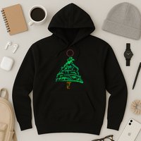 Gun Christmas Tree Hoodie