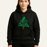 Gun Christmas Tree Hoodie