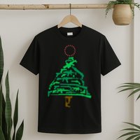 Gun Christmas Tree T-Shirt