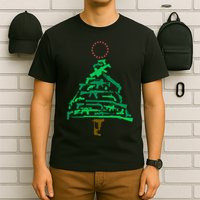 Gun Christmas Tree T-Shirt