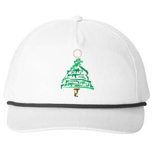 Gun Christmas Tree Snapback Five-Panel Rope Hat