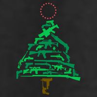 Gun Christmas Tree Beanie
