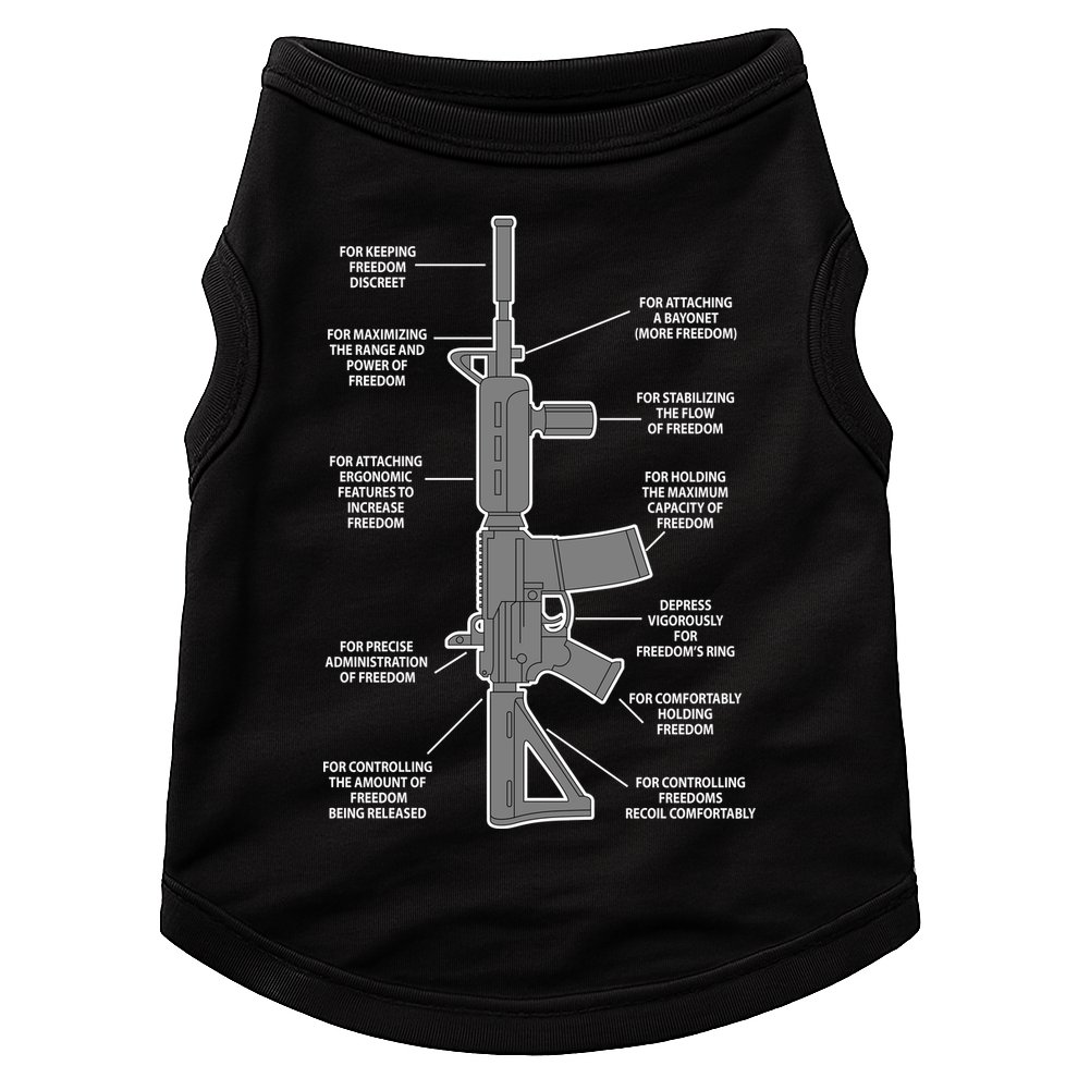 Gun For keeping Freedom Discreet Doggie Tank