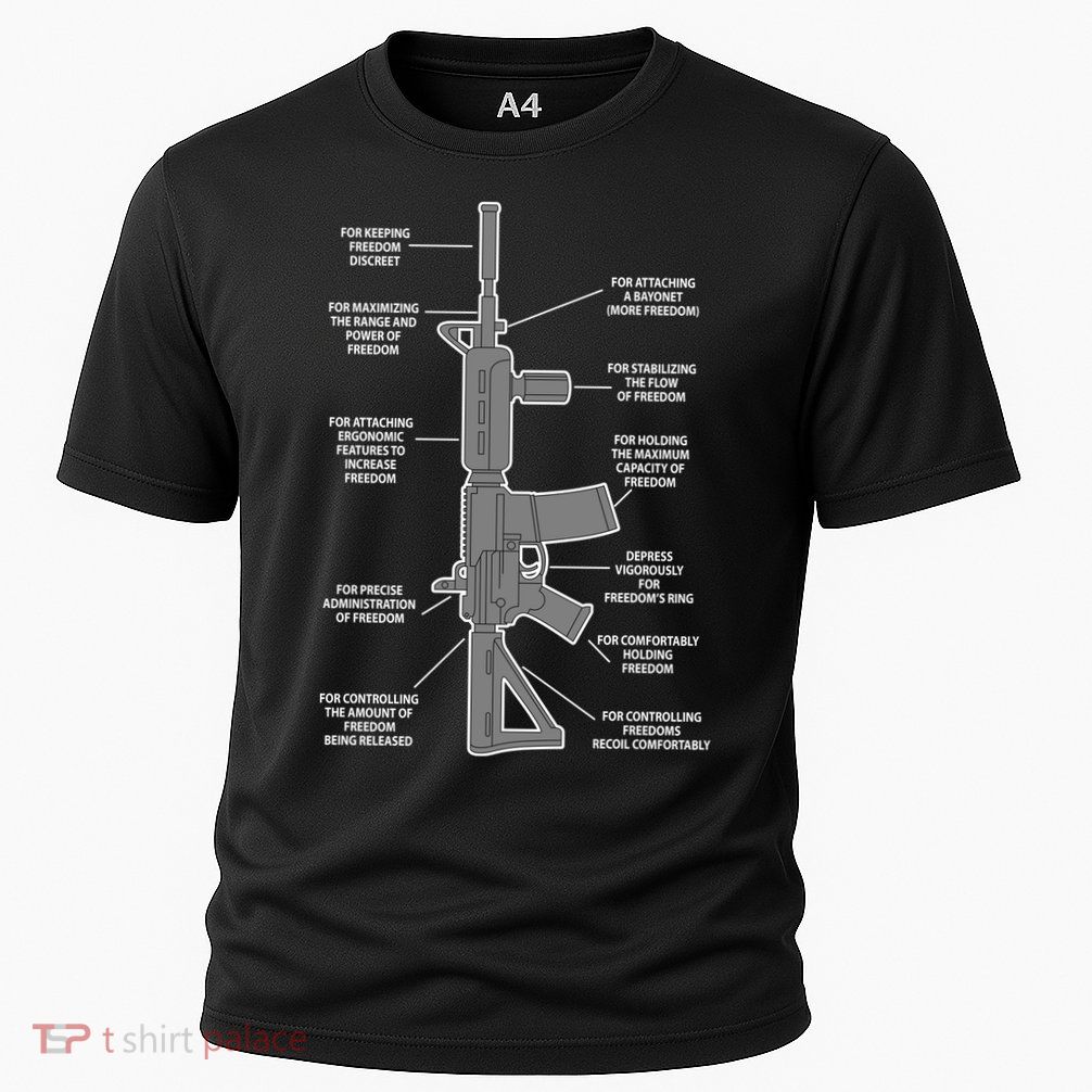 Gun For keeping Freedom Discreet Performance Shirt