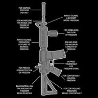 Gun For keeping Freedom Discreet Hoodie
