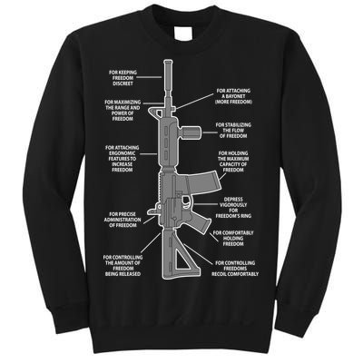 Gun For keeping Freedom Discreet Sweatshirt