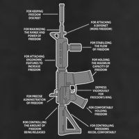 Gun For keeping Freedom Discreet 25L Jumbo Tote