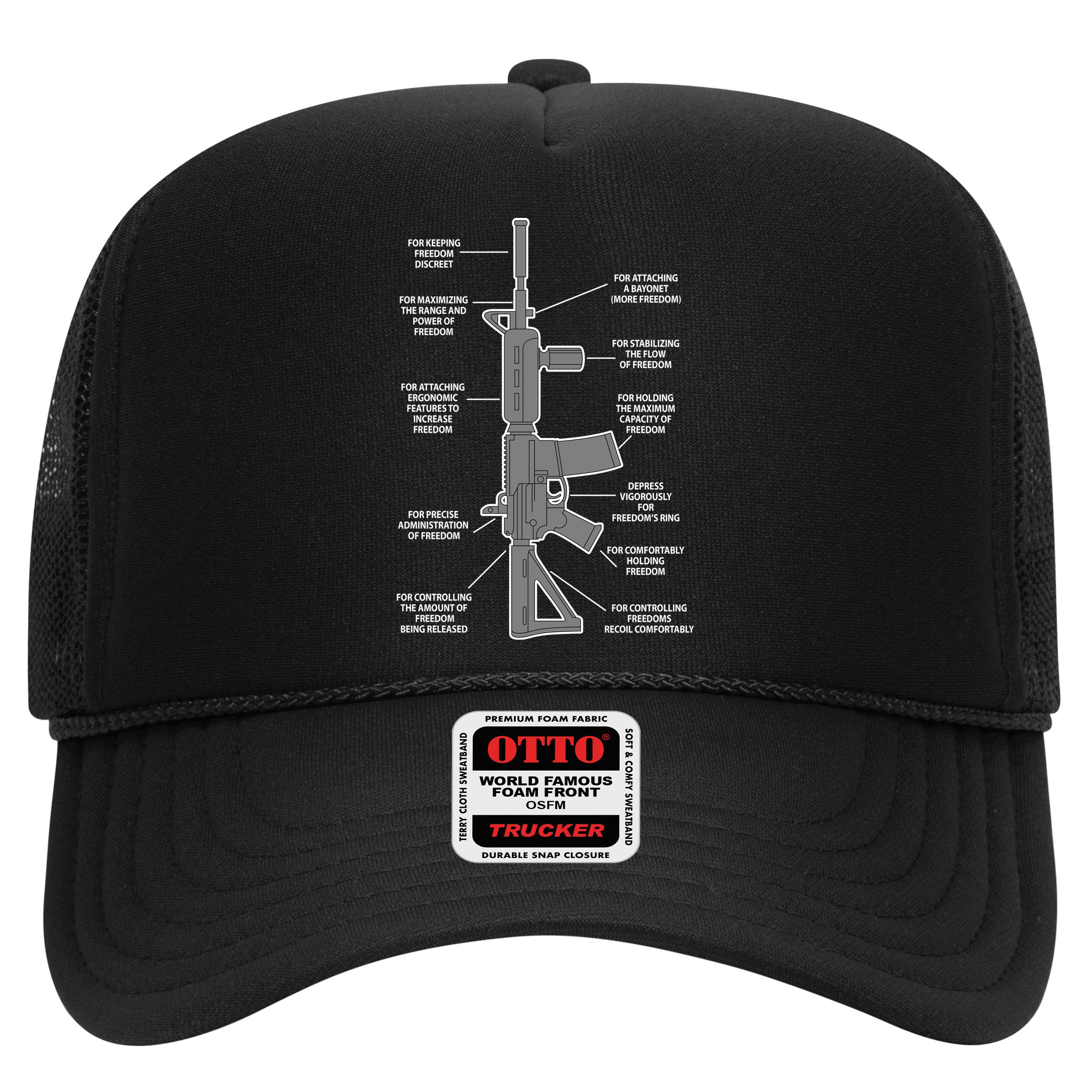 Gun For keeping Freedom Discreet Hat
