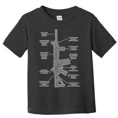 Gun For keeping Freedom Discreet Toddler T-Shirt
