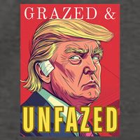 Grazed & Unfazed Not Dazed Trump 2024 Vector Backpack