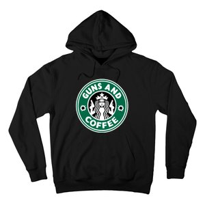 Guns And Coffee Hoodie