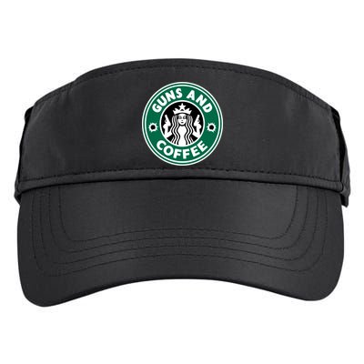 Guns And Coffee Adult Drive Performance Visor