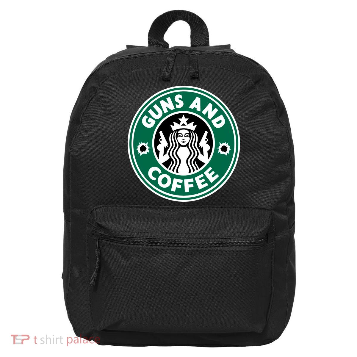 Guns And Coffee 16 in Basic Backpack