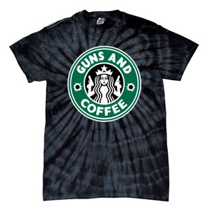 Guns And Coffee Tie-Dye T-Shirt