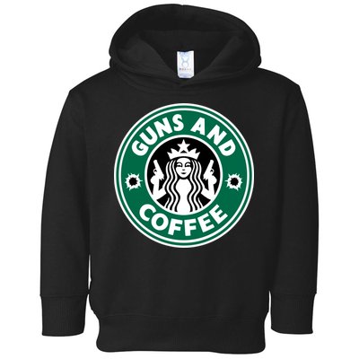 Guns And Coffee Toddler Hoodie