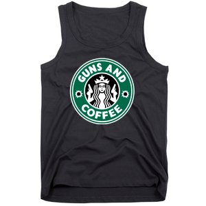 Guns And Coffee Tank Top