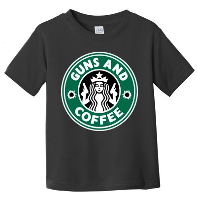 Guns And Coffee Toddler T-Shirt