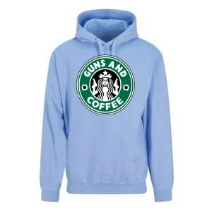 Guns And Coffee Unisex Surf Hoodie