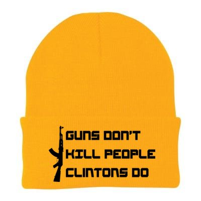 Guns Don't Kill People Clintons Do Knit Cap Winter Beanie