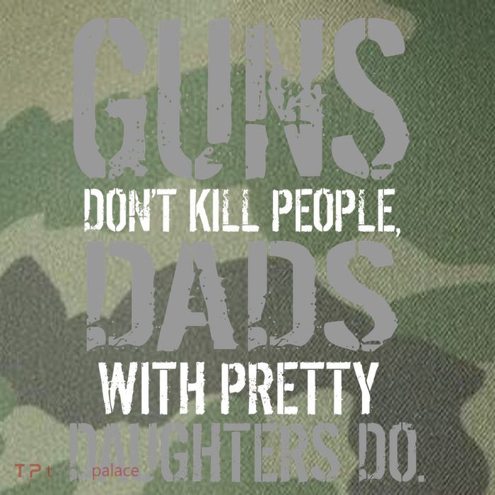 Guns Don't Kill People Dads With Pretty Daughters Kill People Legacy Tie Dye Trucker Hat