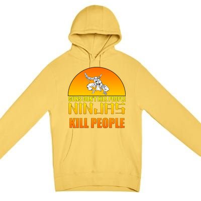 Guns Don't Kill People Grandmas With handsome Grandsons Do Premium Pullover Hoodie