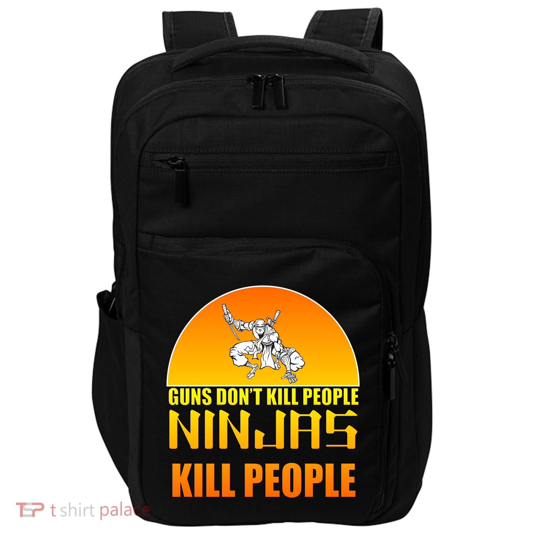 Guns Don't Kill People Grandmas With handsome Grandsons Do Impact Tech Backpack