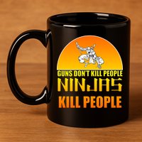 Guns Don't Kill People Grandmas With handsome Grandsons Do 11oz C Handle Ceramic Mug