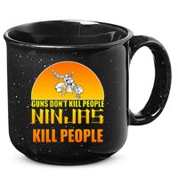 Guns Don't Kill People Grandmas With handsome Grandsons Do 15oz Campfire Ceramic Mug