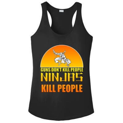 Guns Don't Kill People Grandmas With handsome Grandsons Do Ladies PosiCharge Competitor Racerback Tank