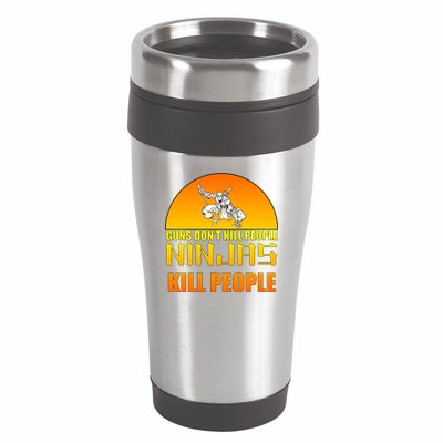 Guns Don't Kill People Grandmas With handsome Grandsons Do 16oz Travel Tumbler