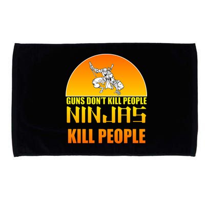 Guns Don't Kill People Grandmas With handsome Grandsons Do Microfiber Hand Towel