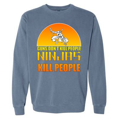 Guns Don't Kill People Grandmas With handsome Grandsons Do Garment-Dyed Sweatshirt