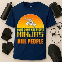 Guns Don't Kill People Grandmas With handsome Grandsons Do Cooling Performance Crew T-Shirt