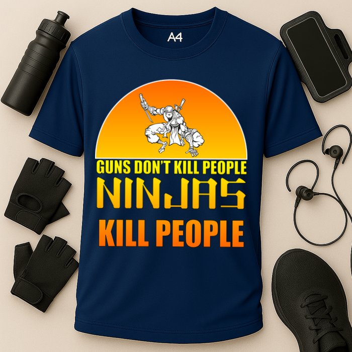 Guns Don't Kill People Grandmas With handsome Grandsons Do Cooling Performance Crew T-Shirt